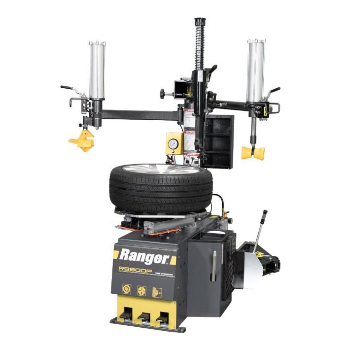 Ranger R980DP Swing-Arm Tire Changer with Dual Assist Tower / 30" Clamping Capacity - 110V