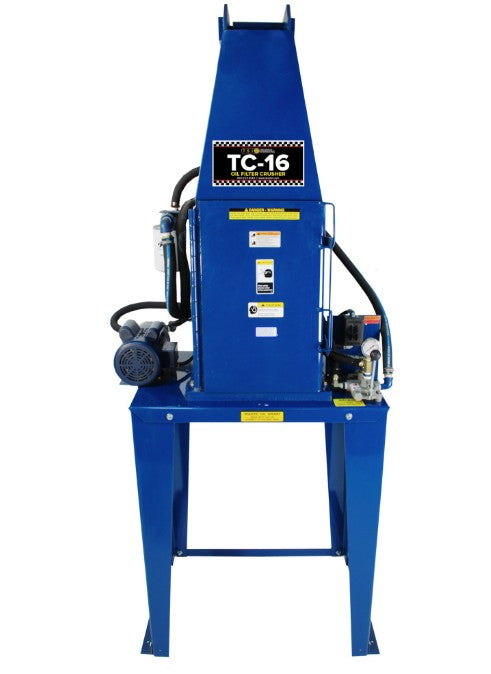 TSI TC-16 AC Automatic Oil Filter Crusher