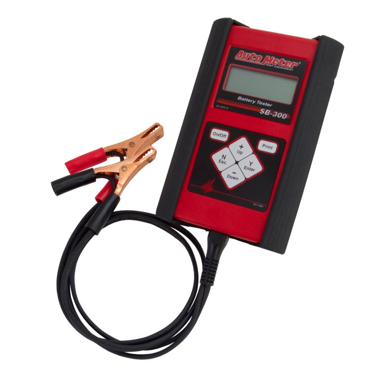 Auto Meter SB-300 Technician Grade Intelligent Handheld Battery Tester for 6V 12 Applications