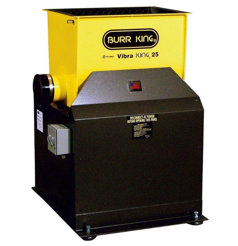 Burr King 25500 M25 Vibratory Tub, 2.5 cu ft w/ Process Timer