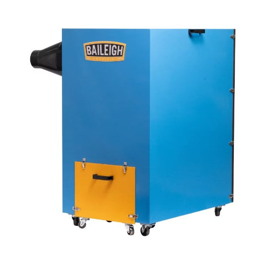 Baileigh Industrial MDC-550H 5HP Dry Dust Collector, 460V 3PH