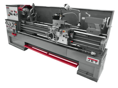 JET 321864 GH-2680ZH, 4-1/8" Bore Lathe with Taper Attachment