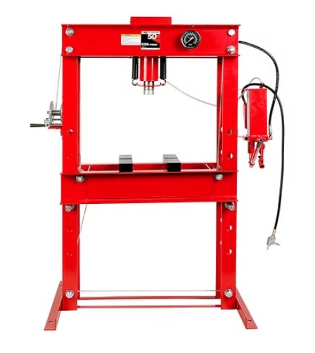 AFF 837 50 Ton Shop Press with 7" Stroke