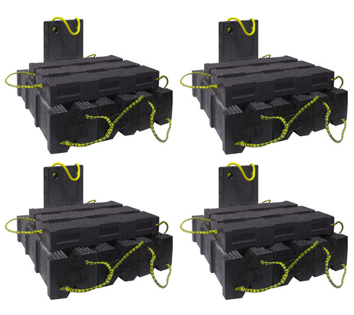 AME 15252 Super Stacker Cribbing Blocks Kit | Set of 4