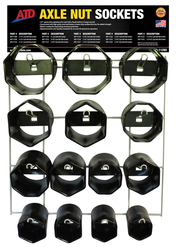 ATD 11292 Axle Nut Sockets
