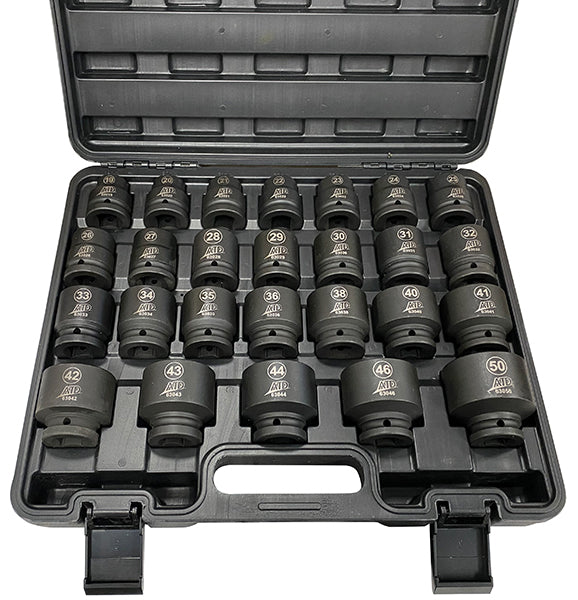 ATD 63126 26-Pc. 3/4” Drive 6 Point Metric Socket Set