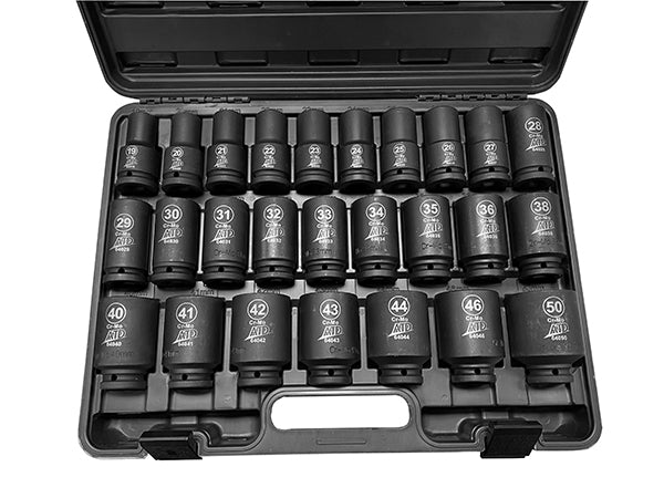 ATD 64126 26-Pc. 3/4” Drive Metric Deep Socket Set