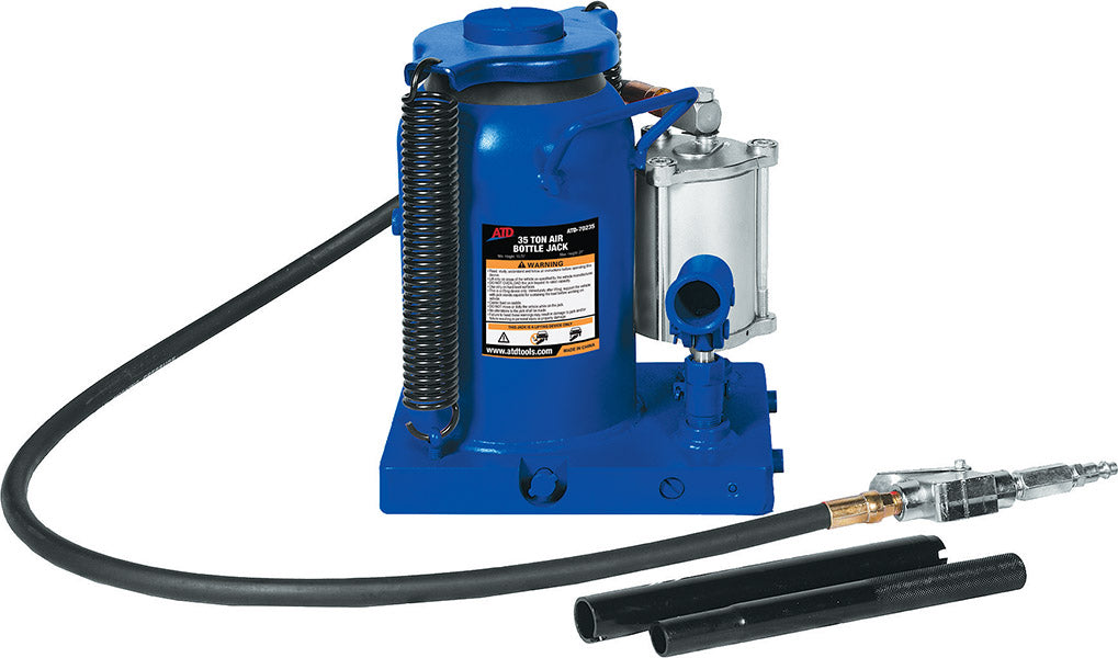 ATD 70235 35 TON HYDRAULIC AIR-ACTUATED BOTTLE JACK