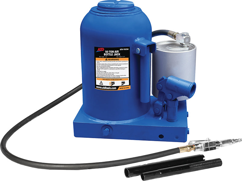 ATD 70250 50 TON HYDRAULIC AIR-ACTUATED BOTTLE JACK