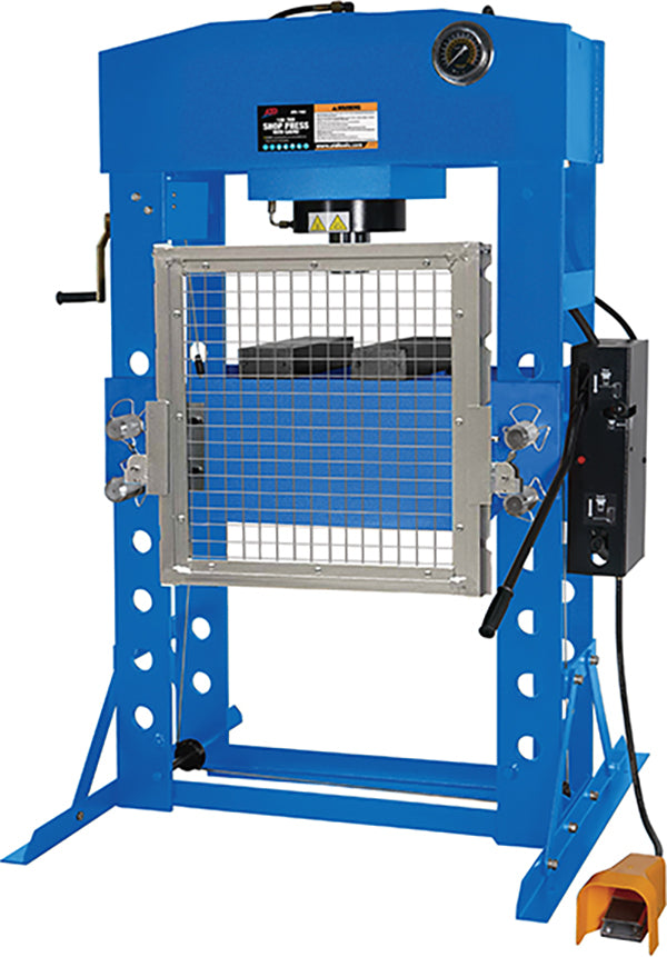ATD 7463 100-TON SHOP PRESS WITH GUARD