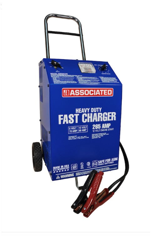 Associated 6009AGM 6/12V Heavy Duty Commercial Fast Battery AGM Safe Charger