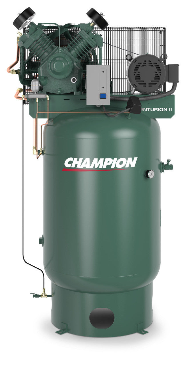 Champion VRV7-12 7.5 HP 3 Ph Vert 120 Gal Tank Air Compressor