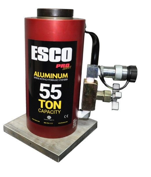 ESCO 10312 55 Ton Tall HD Lightweight Hydraulic Jack with 6" Stroke