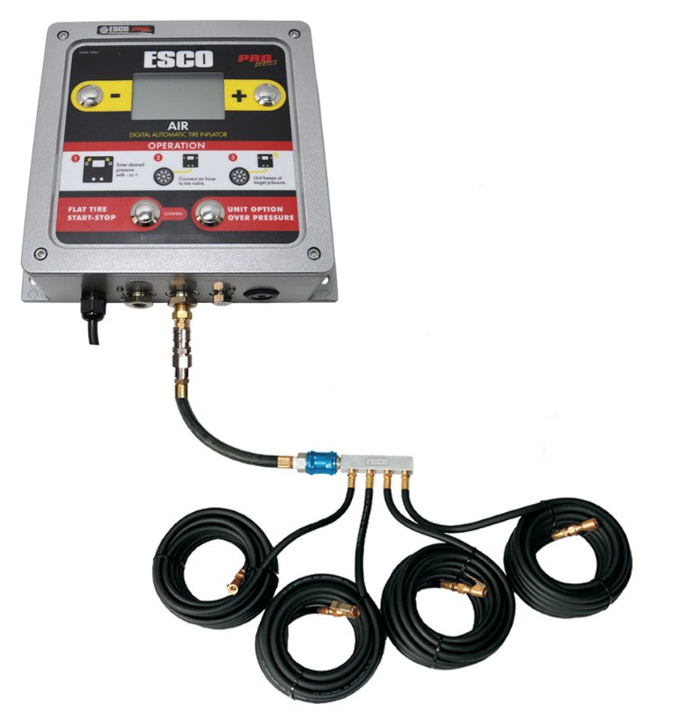 ESCO 10965-K Wall Mounted Tire Inflation System w/ 4-Hose Manifold