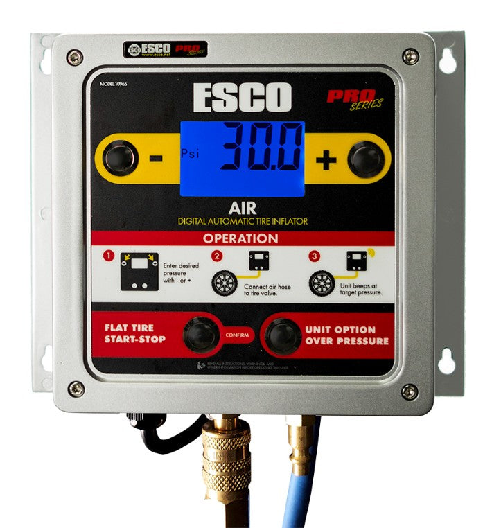 ESCO 10965 Aluminum Digital Wall Mounted Tire Inflator