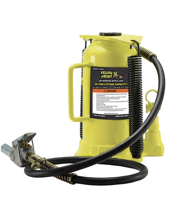 ESCO 10446 Air/Manual Bottle Jack | 20 Ton
