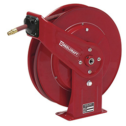 Reelcraft HD76050 OLP Heavy Duty Spring Retractable Hose Reel | 3/8" x 50'