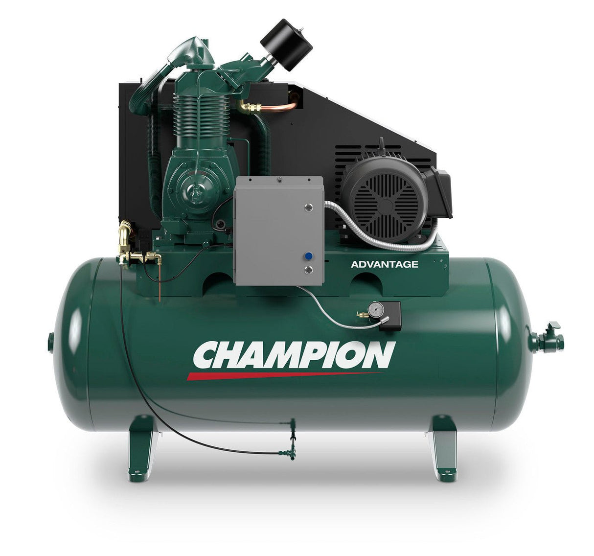 Champion HR15 - 12ADV 15 HP Horizontal Tank Air Compressor