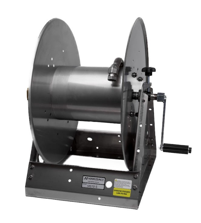 Hosetract Stainless M-Series MS 10-5 Manual Hose Reel - Made in USA