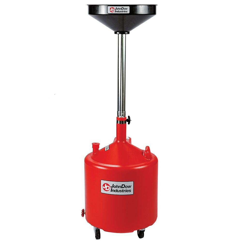 JohnDow JDI-18DCP 18-Gal Poly Portable Oil Drain