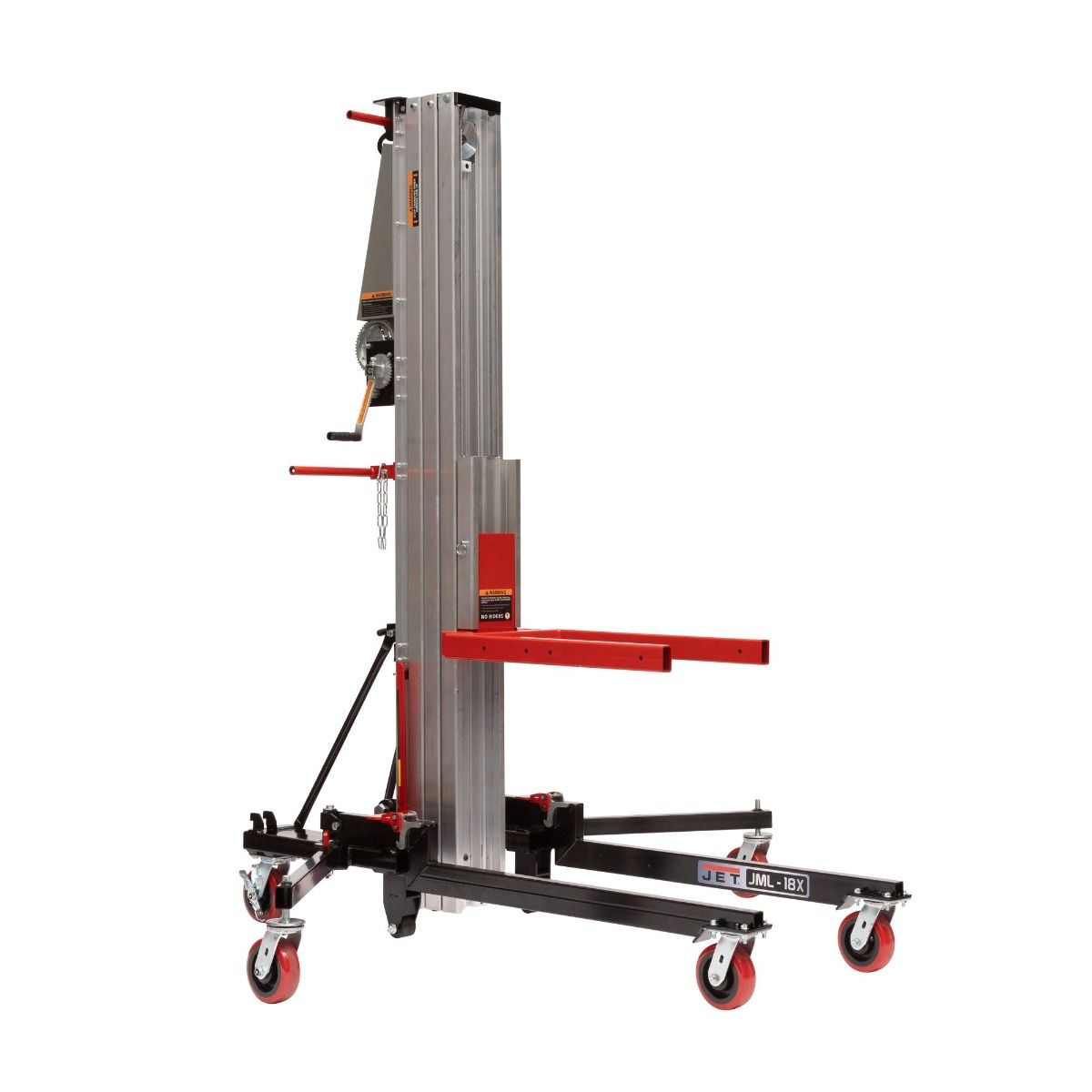Jet JML-18X Material Lift, 18 Ft Lift Height, 650 Lb Capacity