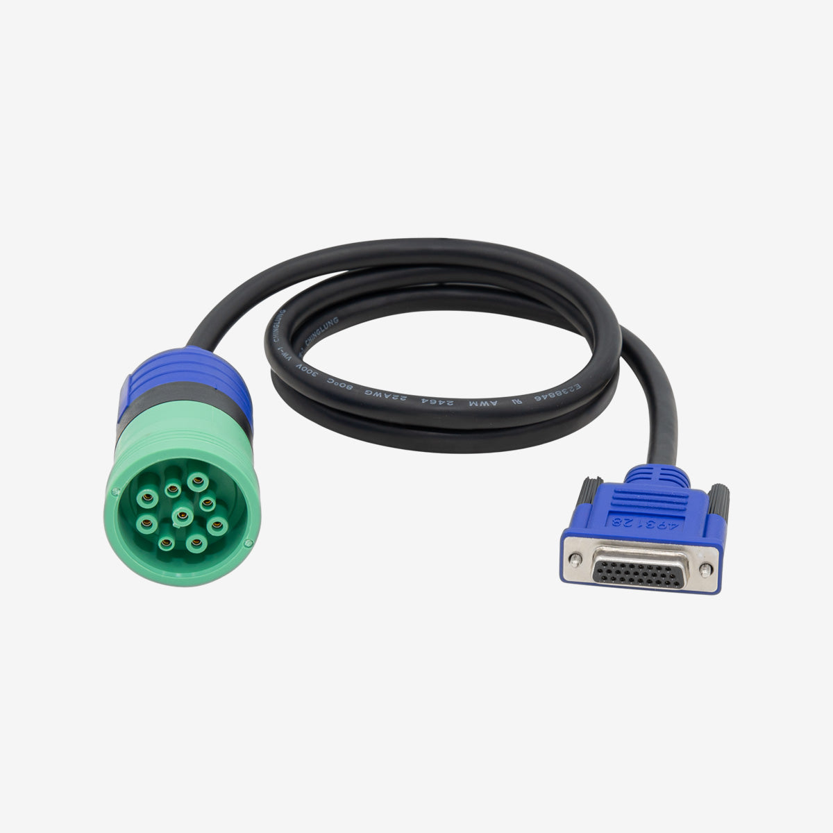 Nexiq NQ493128 9-Pin Deutsch Adapter, 1 Meter