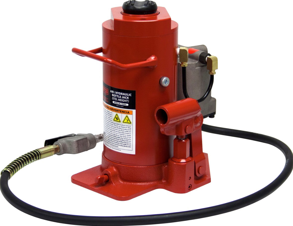 Norco Lifting 76320B 20 Ton Standard Height Air/Hydraulic Bottle Jack