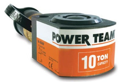 Power Team RLS50 5-Ton Low Profile, Single-Acting, Spring Return Cylinder 9/16" Stroke Hydraulic Ram