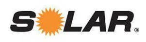 Solar battery chargers and inventors logo