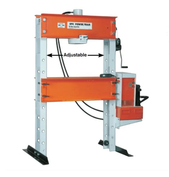 Power Team SPE5513DS 55 ton Double Acting H Frame Floor Press