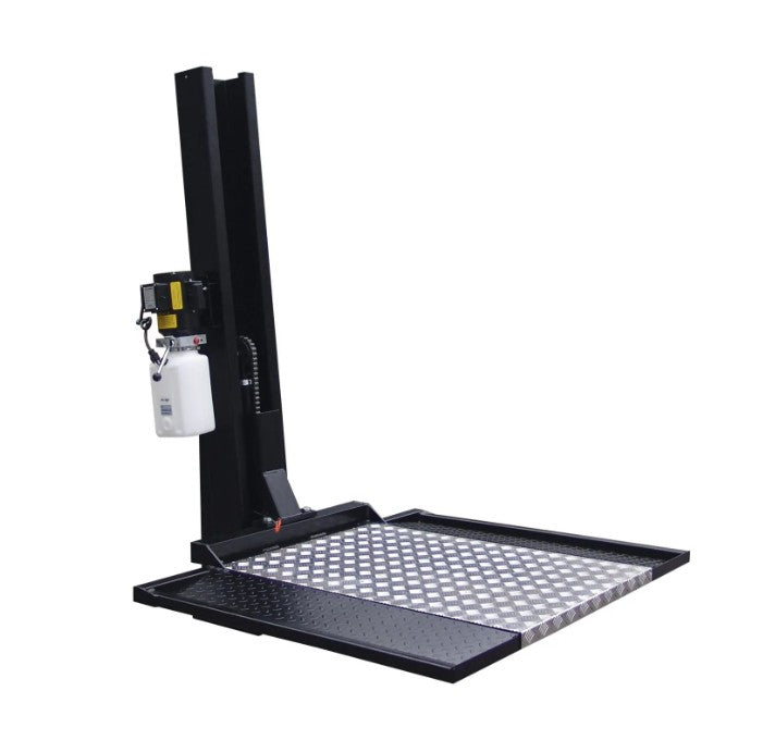 Tuxedo SC-2K 2,200 lb. Capacity Single Column Storage Lift Side View