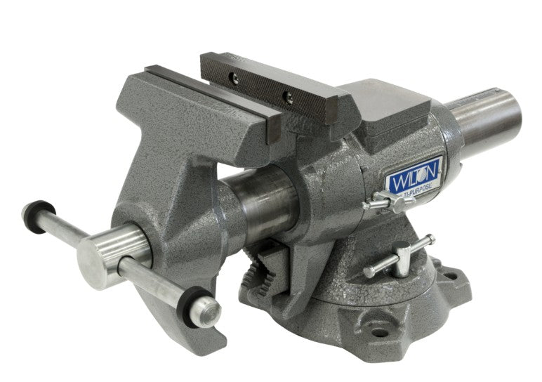Wilton 28824 Multi-Purpose Bench Vise, 5-1/2" Jaw Width", 360° Rotating Head & Base