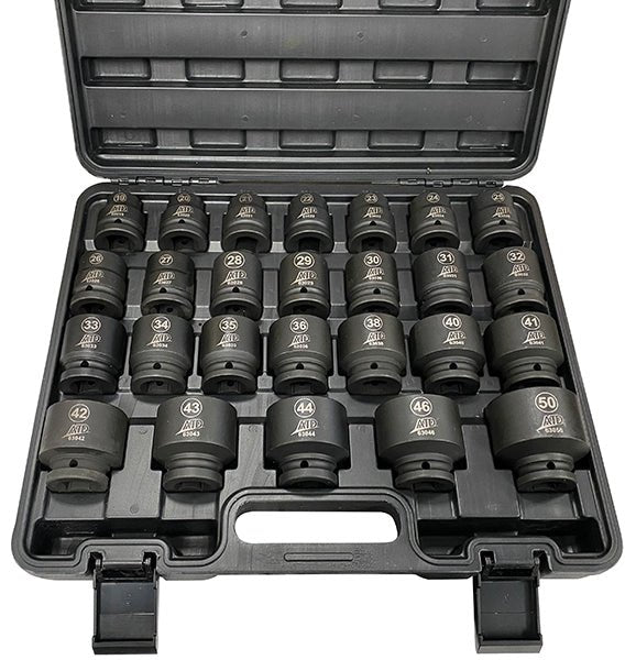 ATD 63126 26 Pc. 3/4” Drive 6 Point Metric Socket Set