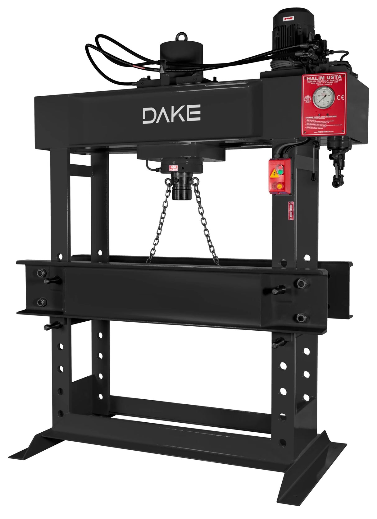 Dake EM-120 Heavy Duty Work Shop Press | 120 Ton