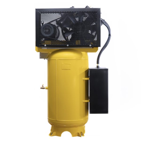 EMAX ES10V080V1 10HP, 1PH, 80 Gal Vertical Tank Air Compressor with Air Silencer