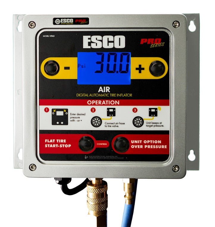 ESCO 10965 Aluminum Digital Wall Mounted Tire Inflator