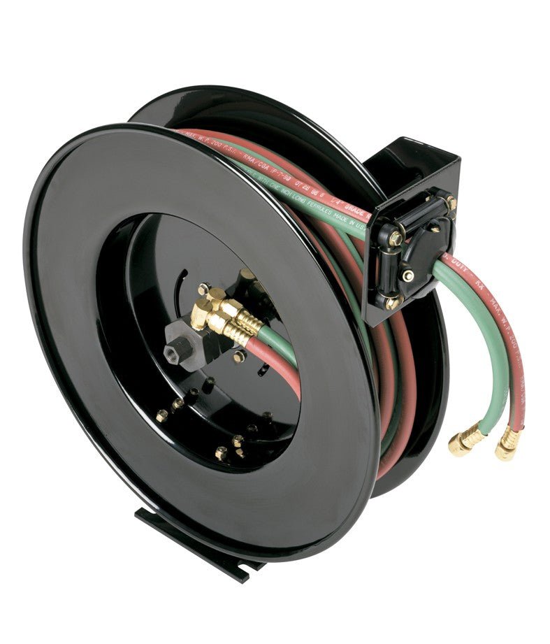 Hosetract COA - 200 1/4" x 50' Low Pressure Oxy - Acetylene Hose Reel, Made in USA