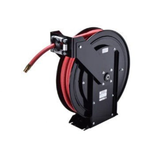 Hosetract LG - 300 G Series 3/8" x 50' Low Pressure Air/Water Hose Reel, Dual Arm, Made in USA