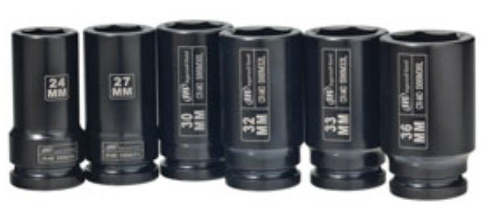 Ingersoll Rand SK6M6L 3/4" Drive Deep Metric Socket Set