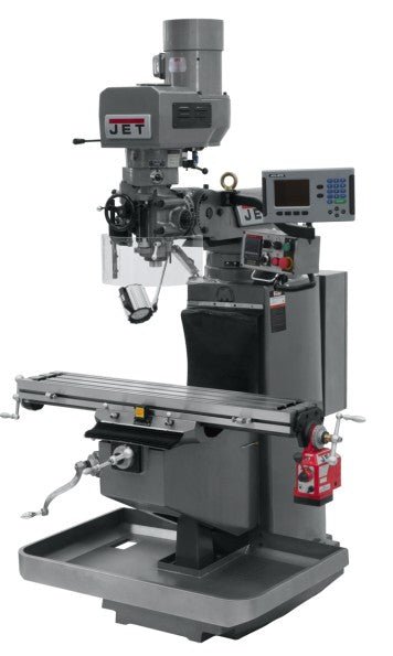 JET 690520 JTM - 949EVS Mill With ACU - RITE 200S DRO and X - Axis Powerfeed