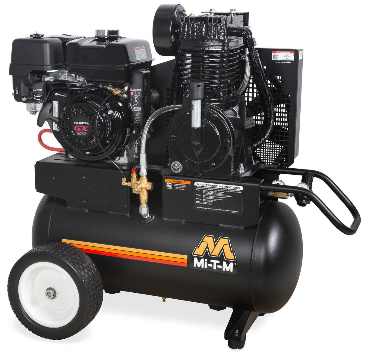 Mi - T - M AM2 - PH09 - 20ME Portable 20 Gallon 2 Stage Gasoline Compressor