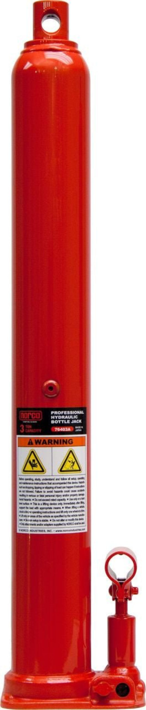 Norco Lifting 76403B 3 Ton Long Hand Bottle Jack