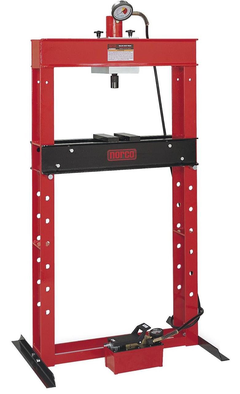Norco Lifting 78024A 25 Ton Deluxe Air Operated Press - 8" Stroke