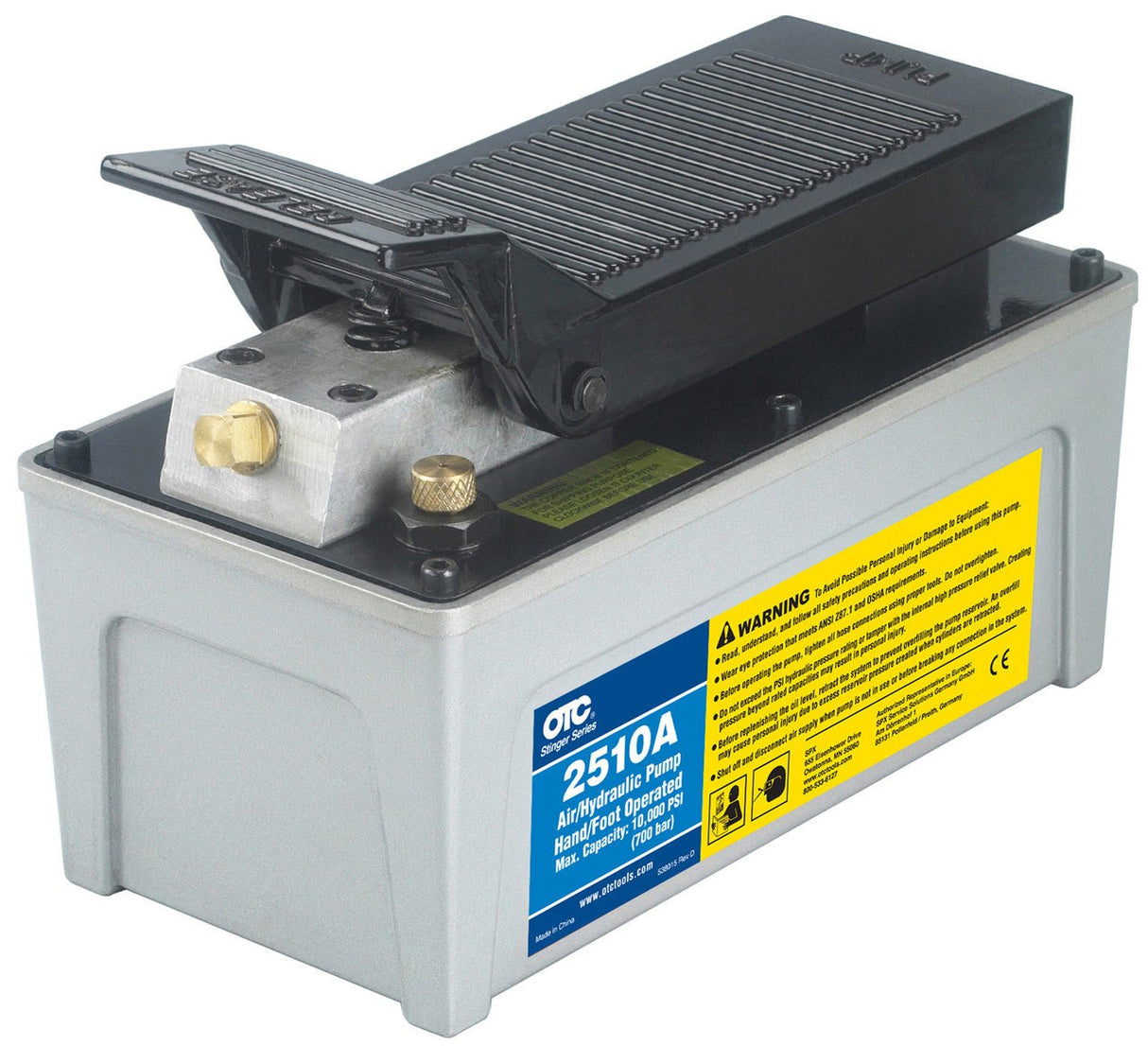 OTC 2510A 10,000 PSI Stinger Air/Hydraulic Pump