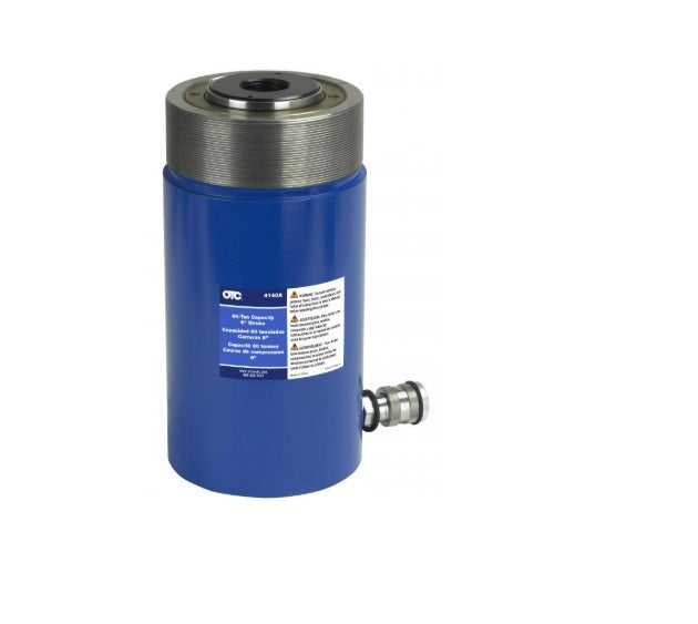 OTC 4140A 60 Ton Spring-Return Hollow Center Hydraulic Ram