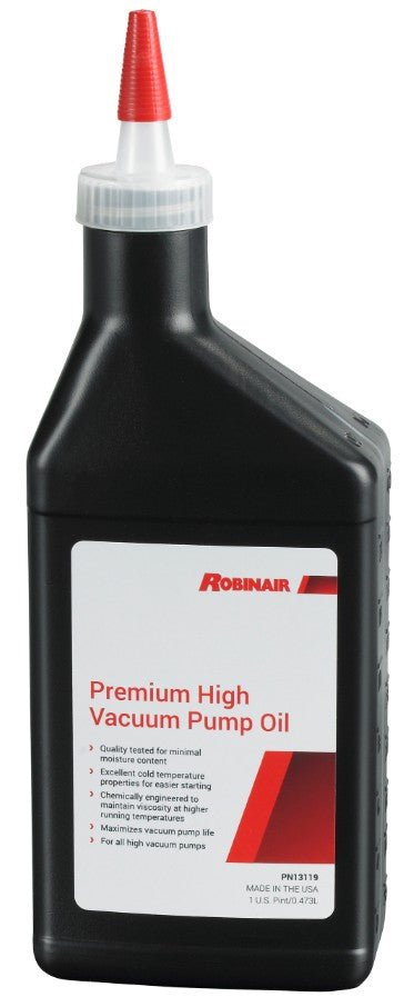 Robinair 13119 - 16OZ Premium High Vacuum Pump Oil