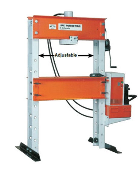 Power Team SPM556 55 Ton Single Acting H Frame Floor Press