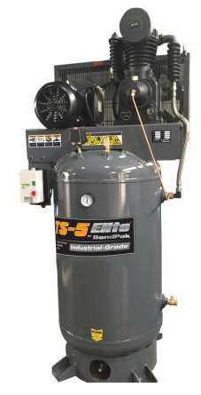 BendPak TSP-580V-601 Elite Air Compressor / 5 HP / 80 Gallon Vertical Tank
