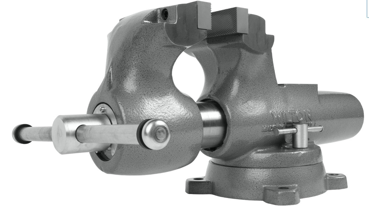 Wilton 600S Machinist 6” Jaw Round Channel Vise with Swivel Base