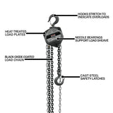 JET JT9 - 101911 1 Ton Hand Chain Hoist with 15' Lift